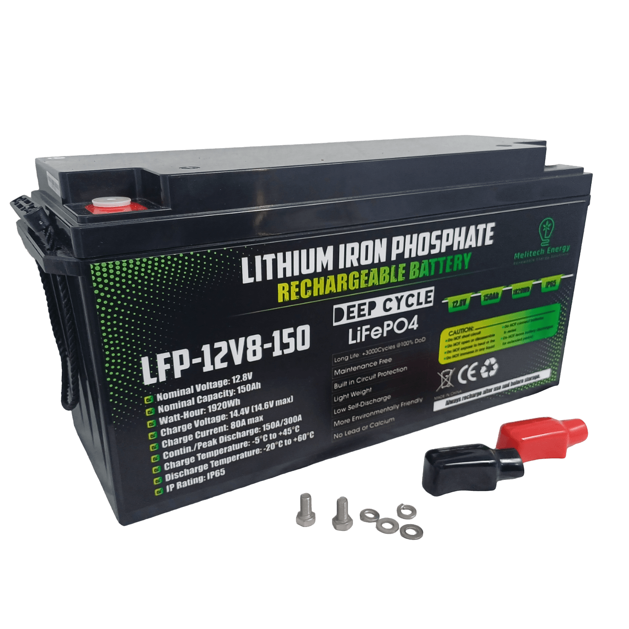 150Ah Lithium Battery | 12V 150Ah Battery | Melitech Energy